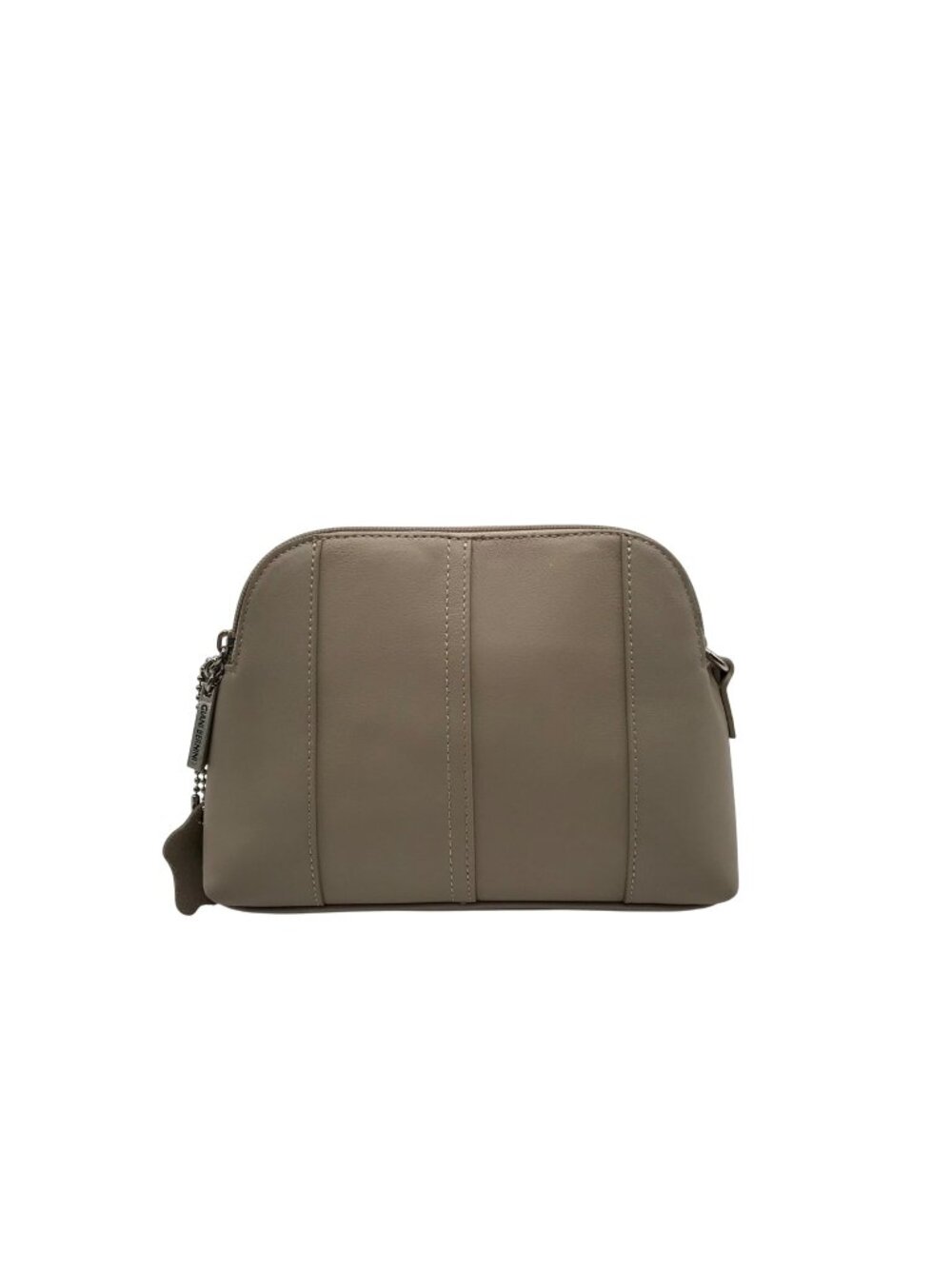Giani Bernini Beige Faux Leather Crossbody Bag